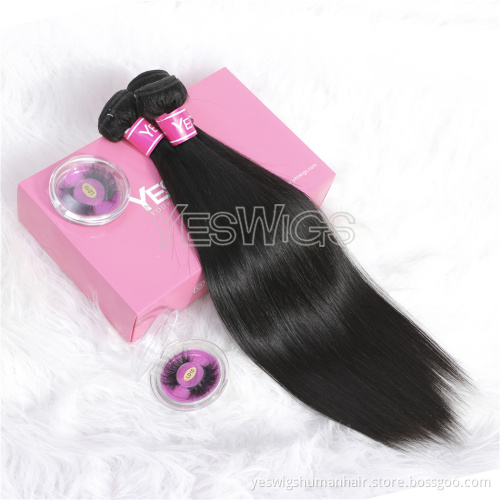 Factory Price Silky Straight Wave Human Hair Extensions Vendor Wholesale Indian Hair Straight Wave Double Weft Extension Bundles